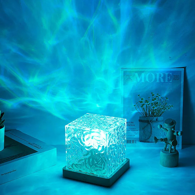 Dynamic Water Ripple Night Light